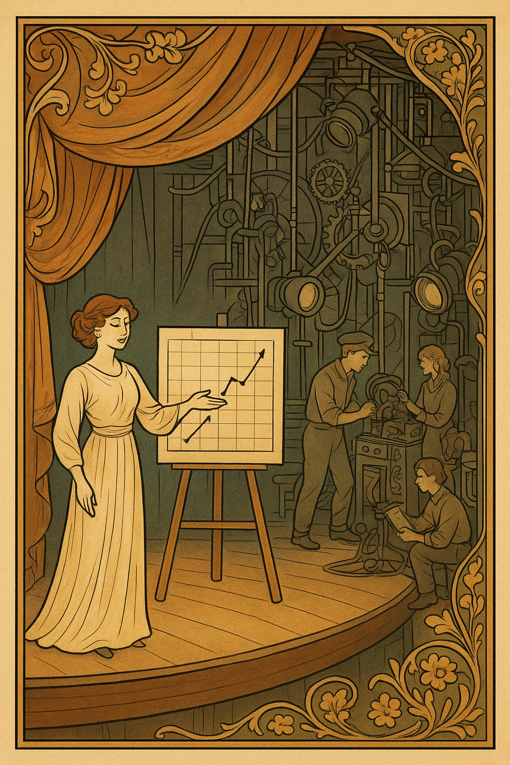 A whole lotta work goes on in the background to make a theater production look effortless.